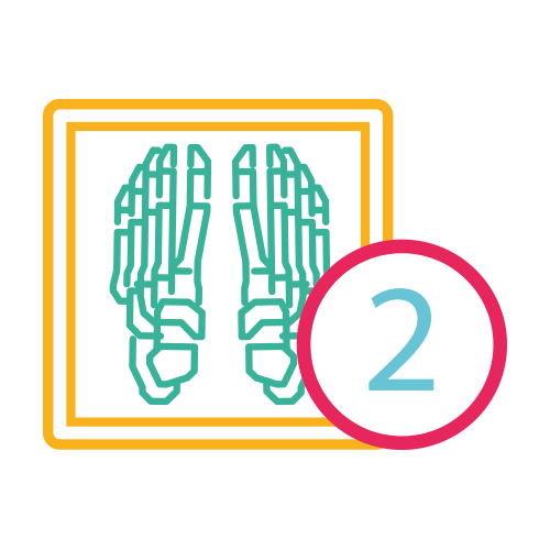 Pies C/Apoyo 2 Proy. (Ap y Lat.)